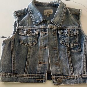 Papaya Blue Denim Vest